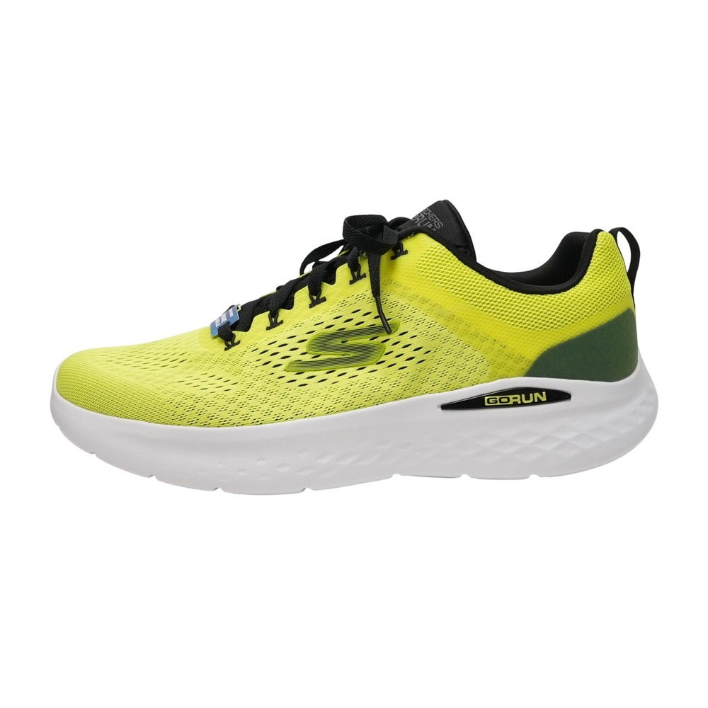 Skechers GoRun Lite Men US 13 Yellow Black Running‎ Shoes Goga Mat 220894